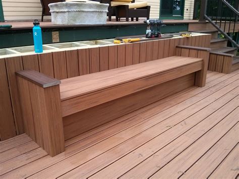 Bench Seating Around Deck