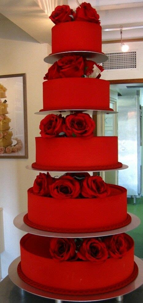 Pin by Hollywood A on Gothic Wedding Cakes | Wedding cake red