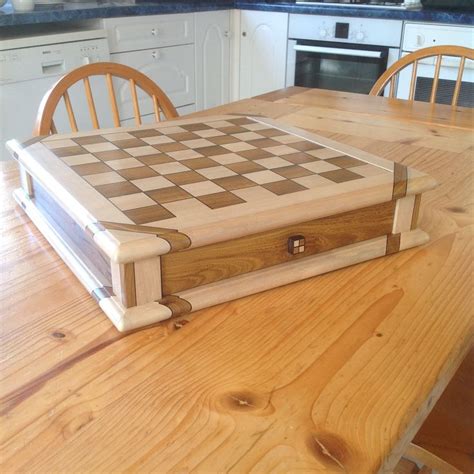 Pin by Ridgeway Woodcraft on Chess | Wooden chess board, Wood chess ...