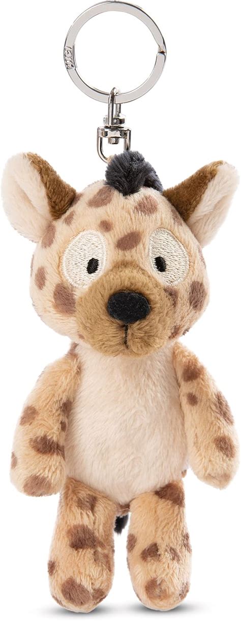 NICI 48861 Schlüsselanhänger Hyäne Helgi Green 10cm, Tierdruck, beige ...
