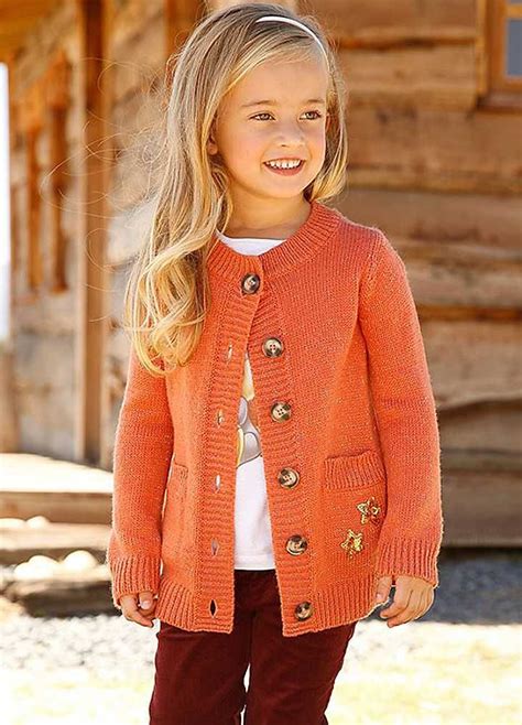 printable  knitting pattern  girls cardigan sweater  andrew