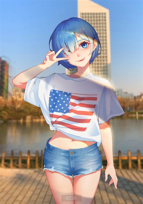 Re:Zero Kara Hajimeru Isekai Seikatsu, anime girl, big boobs, fan art