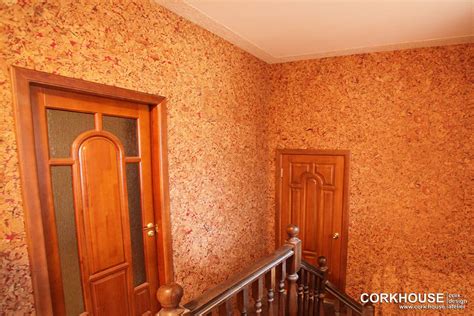 Фото настенной клеевой пробки CORKHOUSE в интерьере