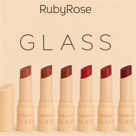 Batom Que Nao Transfere - Batom Creamy Matte Glass Ruby Rose | NÃO TRANSFERE | Acabamento ...