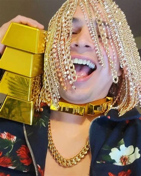 Rapper Dan Sur has gold chains surgically attached to his head instead ...