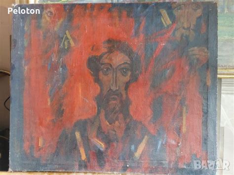 Картина от Петър Георгиев ,1985 рисувана в Картини в гр. София ...
