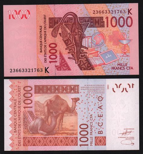 Кот-дИвуар 1000 франков 2023 год UNC! - Значки и знаки