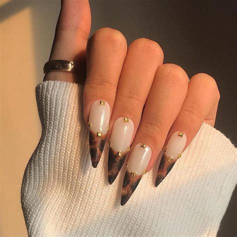 Fake Nails Cheetah - Etsy