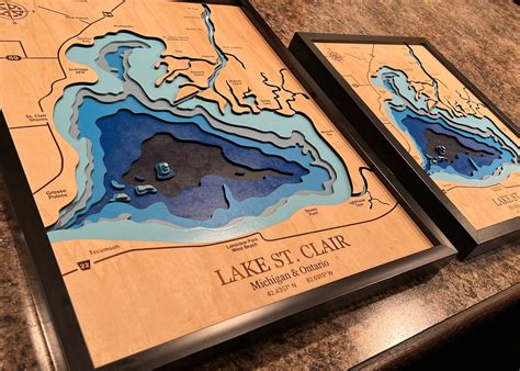 map of st clair lake 3