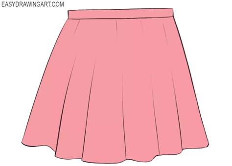 How to Draw a Skirt - Easy Drawing Art