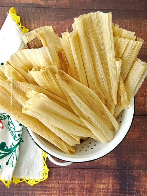 How To Prepare Corn Husks For Tamales | Mexican Made Meatless™