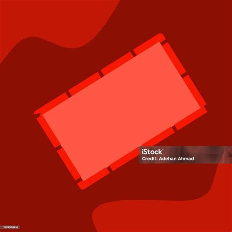latar belakang merah  kerangka persegi panjang merah ilustrasi