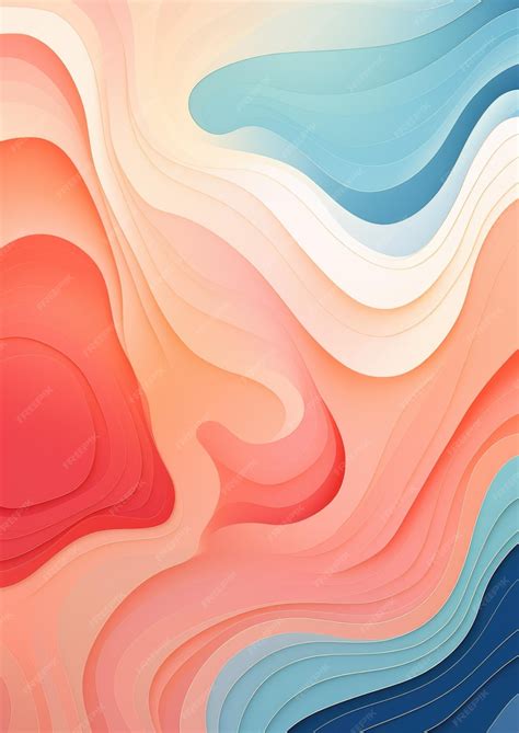 Premium AI Image | Abstract wallpaper of organic lines illustration