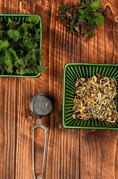 Premium Photo | Herbal tea with stinging nettle