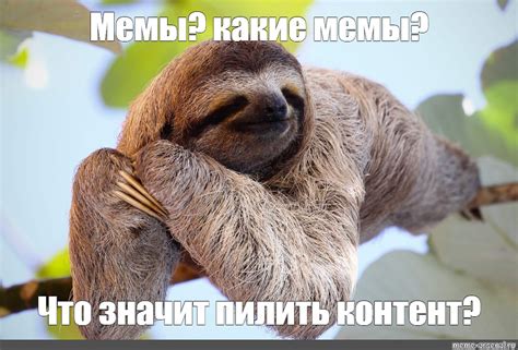 Meme: "Мемы? какие мемы? Что значит пилить контент?" - All Templates ...