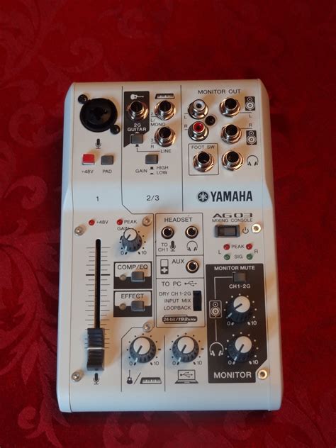 Photo Yamaha AG03 : Yamaha AG03 (29905) (#1674545) - Audiofanzine