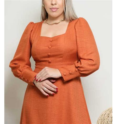 Shopee Vestido Manga Longa - VESTIDO MIDI MANGA LONGA | Shopee Brasil
