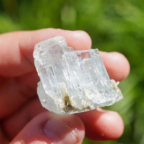 Aquamarine Specimen with Mica – Crystal for Emotional Clarity & Soul