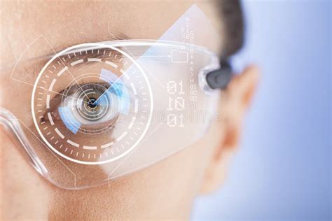 Futuristic smart glasses stock image. Image of equipment - 56847619
