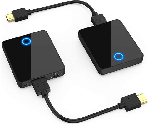 PAKITE Wireless HDMI Transmitter and Receiver, 2.4/5GHZ, 1080P@60Hz FHD ...