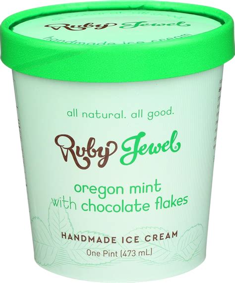 Amazon.com: Ruby Jewel Oregon Mint with Chocolate Flakes Ice Cream, 16