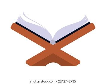 Holy Koran Icon On White Background Stock Vector (Royalty Free ...