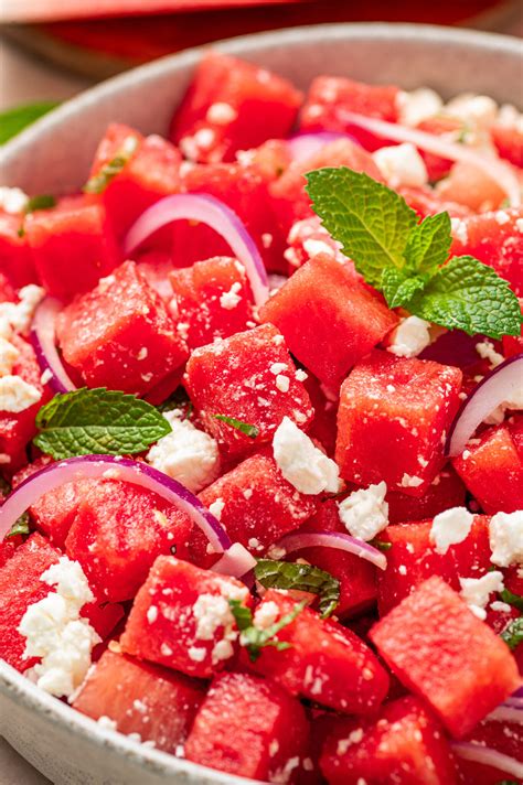 Watermelon Feta Salad - RecipeTeacher