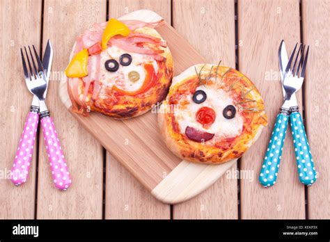 face shape pizza stock photo alamy