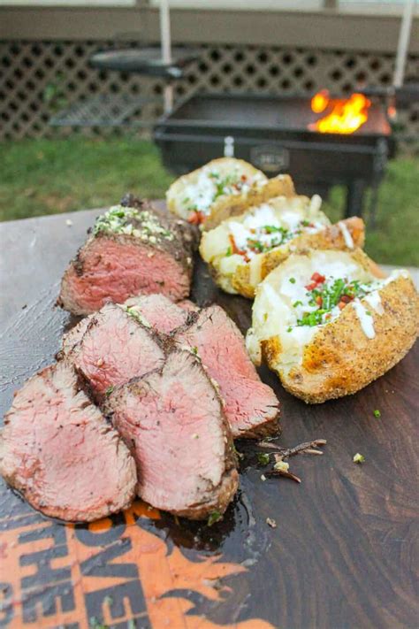 Garlic Herb Beef Tenderloin - Over The Fire Cooking