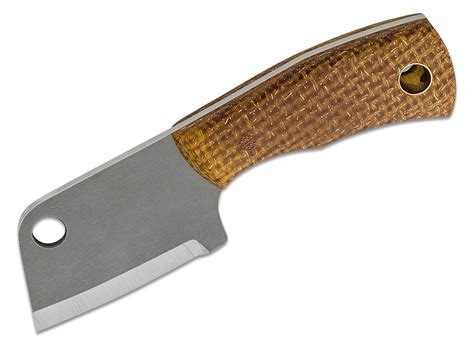 chris taylor custom mini cleaver fixed blade knife  cpm magnacut