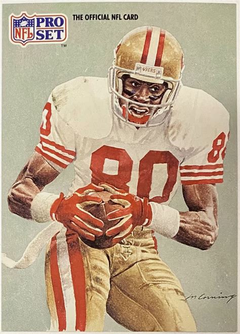 Jerry Rice 1991 Pro Set San Francisco 49ers Football Card - KBK Sports