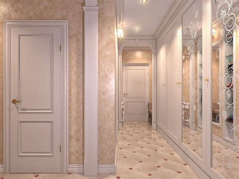 Обои для коридора: стильные решения с белыми дверями - COLLECTION-DESIGN.RU