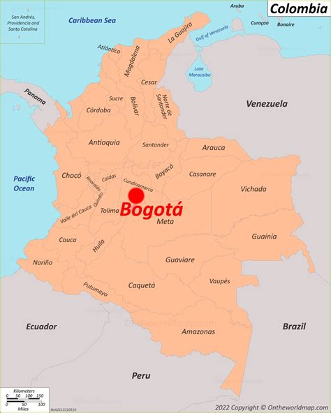Bogota Map | Colombia | Detailed Maps of Bogotá