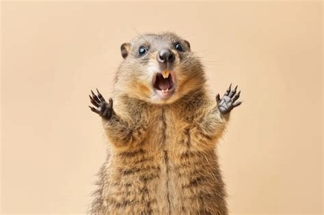 Photo of shocked quokka wildlife meerkat animal | Premium AI-generated ...