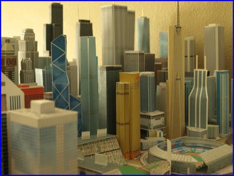 Skyscraper City | Paper crafts, Paper crafts card, Skyscraper