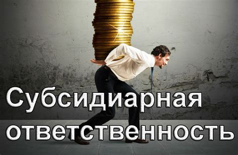 Garant.ooo • О субсидиарной ответственности ч.1 • Юрист