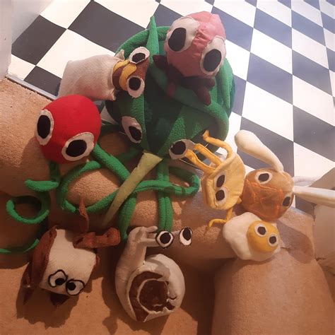The new Bugsnax I've made, and a group shot of them all. : r/Bugsnax