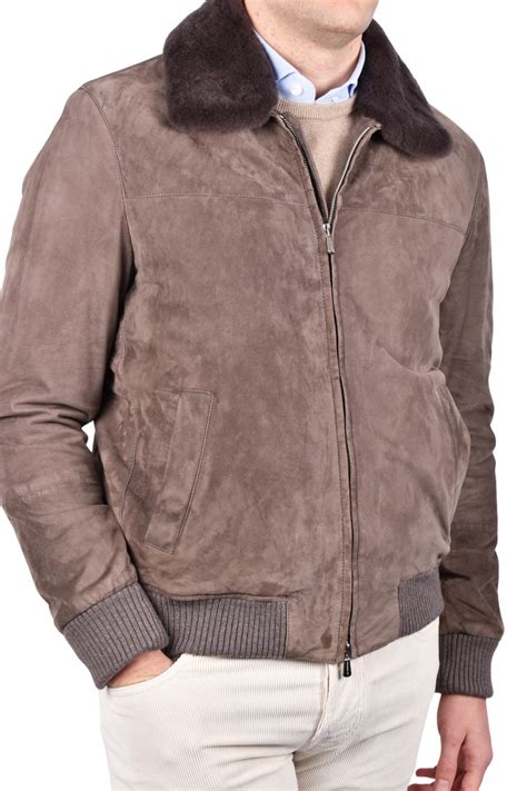 MANDELLI suede bomber jacket - Time for Moda