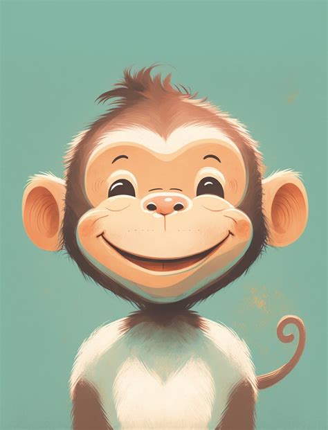 Silly Baby Monkey Digital Print Instant Download Multiple - Etsy