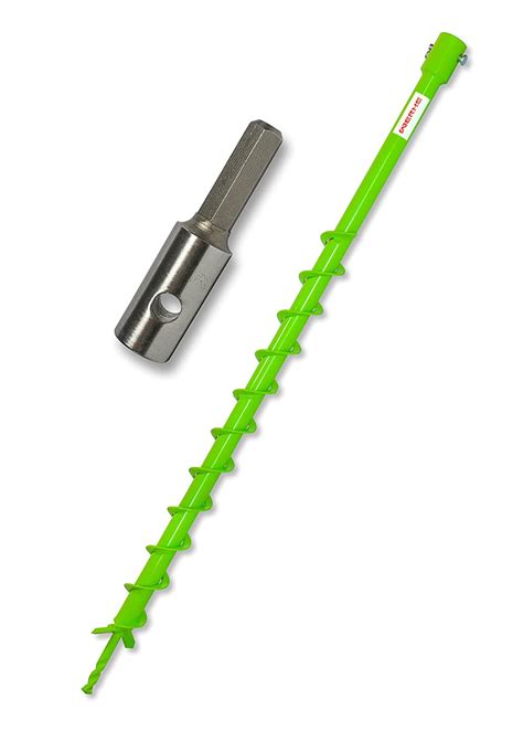 WERHE Profi Bohrer für Erdbohrer 40 mm Pfahlbohrer Brunnenbohrer ...