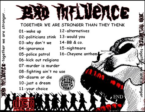 OLD-FAST-AND-LOUD: BAD INFLUENCE - together we are stronger than they ...