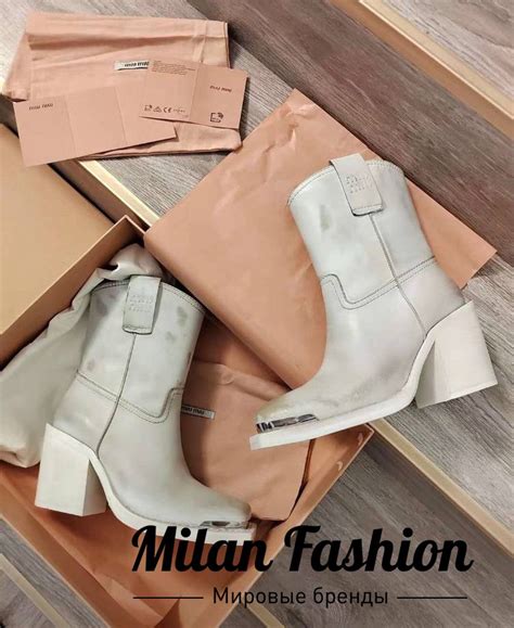 Ботинки Miu Miu №V35060 купить в Москве - цены в интернет-магазине Мир ...
