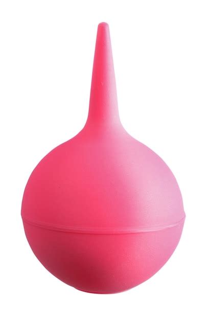 Premium Photo | Pink enema isolated on white