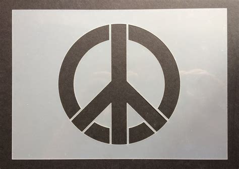 Peace Sign Stencil Printable