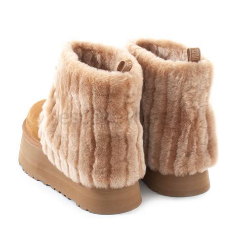 Boots UGG Classic Mini Sherpa Corduroy Chestnut 1130570