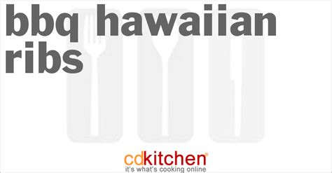 Bbq Hawaiian Ribs Recipe | CDKitchen.com