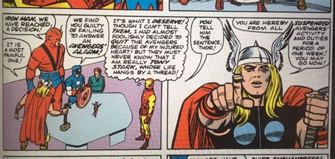 Remember the time Tony was put in time out by Thor? (Avengers vol. 1 ...