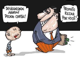 Papagaiadas do Cledevilson: CHARGE: DESIGUALDADE SOCIAL...