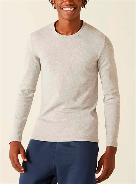 Camiseta Manga Longa Masculina Malwee - Camiseta Manga Longa Malwee 1000006660 Masculina Ribana Algodão T. P/XGG