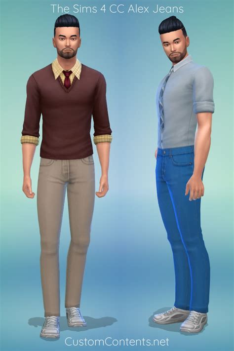 Men Jeans - The Sims 4 Catalog